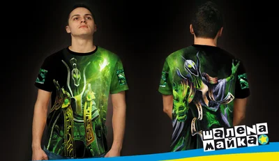 Футболки с полной запечаткой: dota 2 rubick